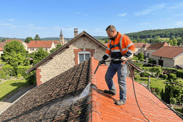 nettoyage et démoussage de toiture par ProClean Toiture à Metz et en Meurthe- -Moselle