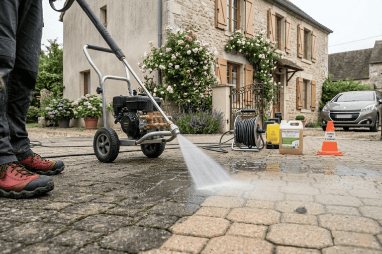 nettoyage sols extérieurs pavés ProClean Toiture